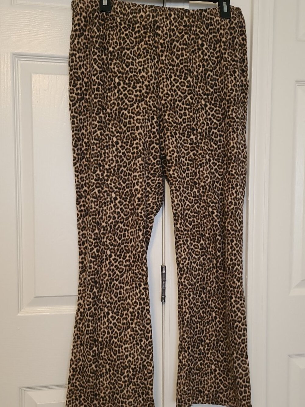 Animal Print 🐆 Leopard Fleece Pajama Pants XL Comfy Lounge Wear